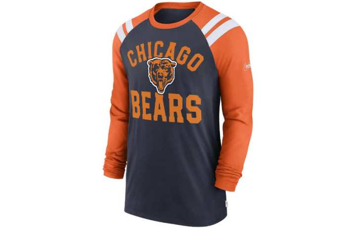Nike Nike X NFL T Shirts Men's Marine Blue Crew Neck Moderate Straight Fit