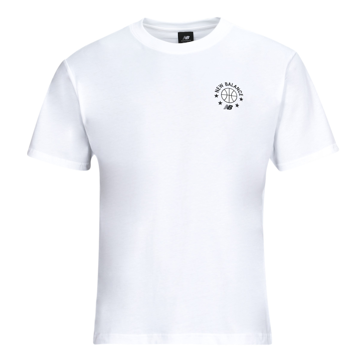 New Balance New Balance Hoops Essentials T Shirt Men's White