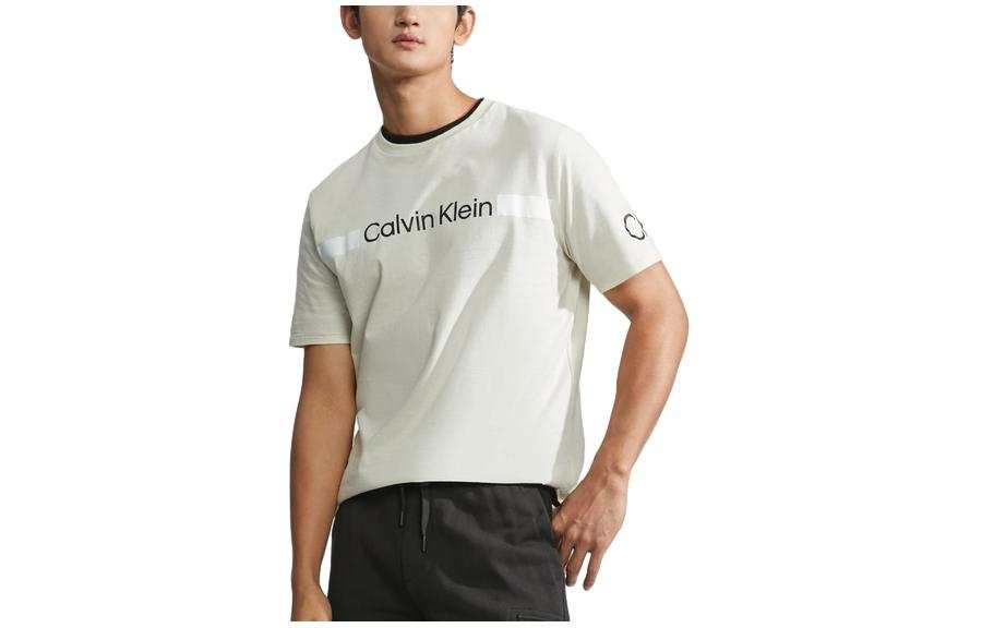 CALVIN KLEIN T Shirt Men's Ivory