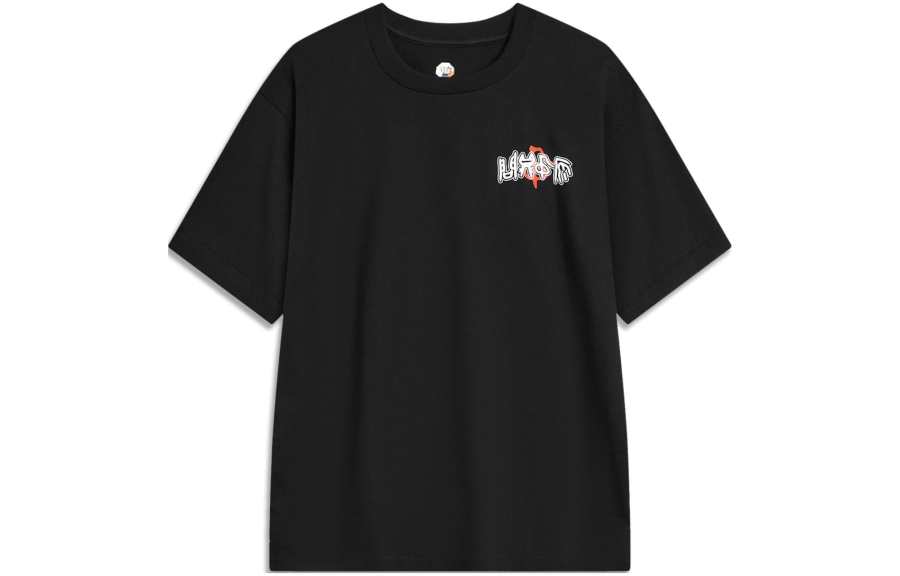 Li-Ning Li Ning Badfive Drop Shoulder Sleeve T Shirt Men's Black
