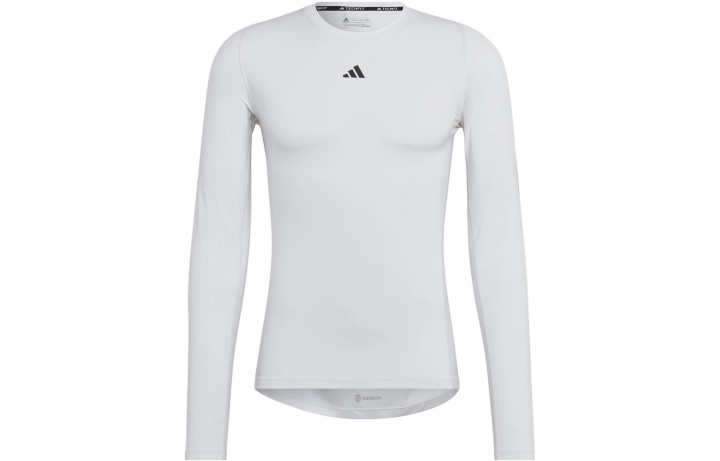 Adidas Adidas T Shirts Men's White Crew Neck Moderate Straight Fit