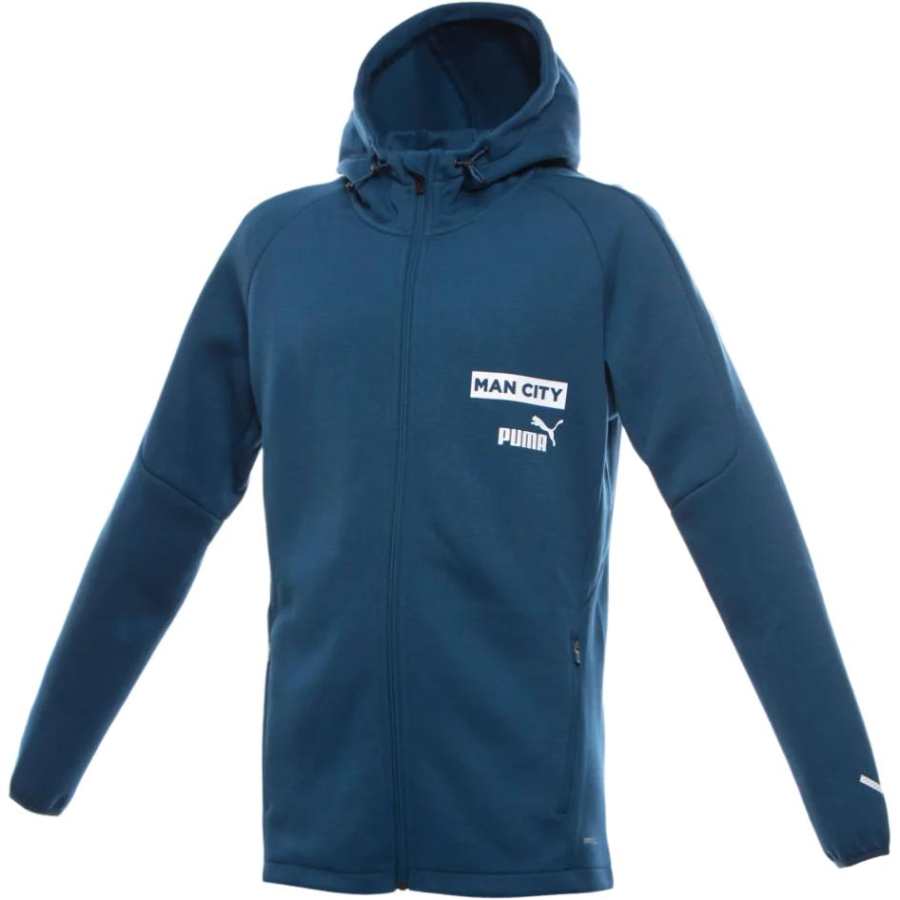 PUMA Manchester City Jacket Men's Sailboat Blue Gray Purple