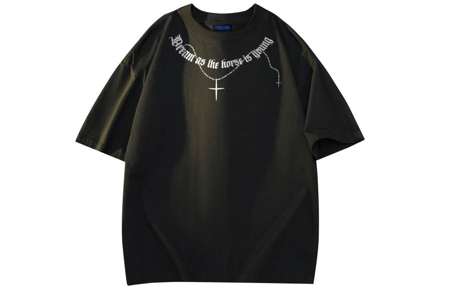 FONDLOOK T Shirts Unisex Crew Neck Moderate Straight Fit