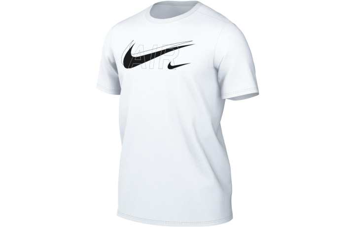 Nike Nike T Shirts Men's White Crew Neck Moderate Straight Fit