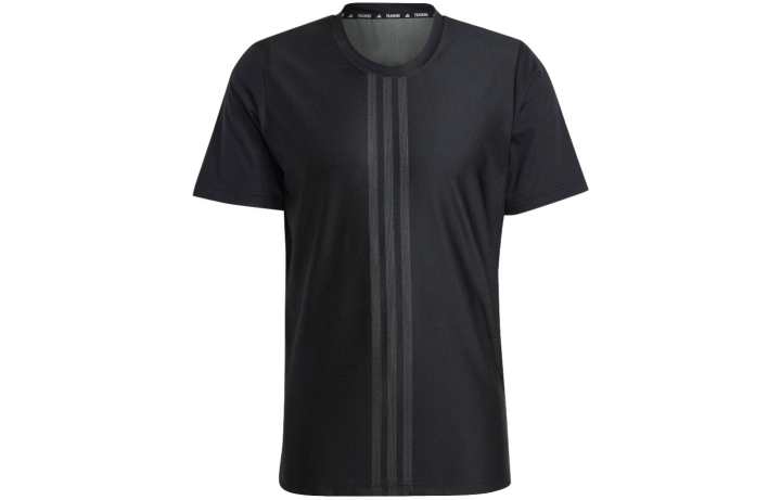 Adidas Adidas T Shirts Men's Black Crew Neck Moderate Straight Fit
