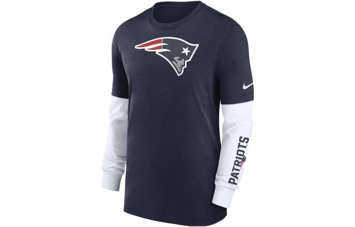 Nike Nike T Shirts Men's Blue Crew Neck Moderate Straight Fit