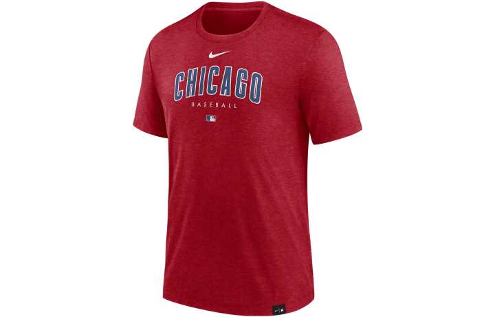 Nike Nike T Shirts Men's Red Crew Neck Moderate Straight Fit