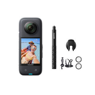 Insta360 X3 5.7K 20 Megapixels Anti Shake 360 Degrees Panorama Camera Motorcycle Cycling Action Cameras
