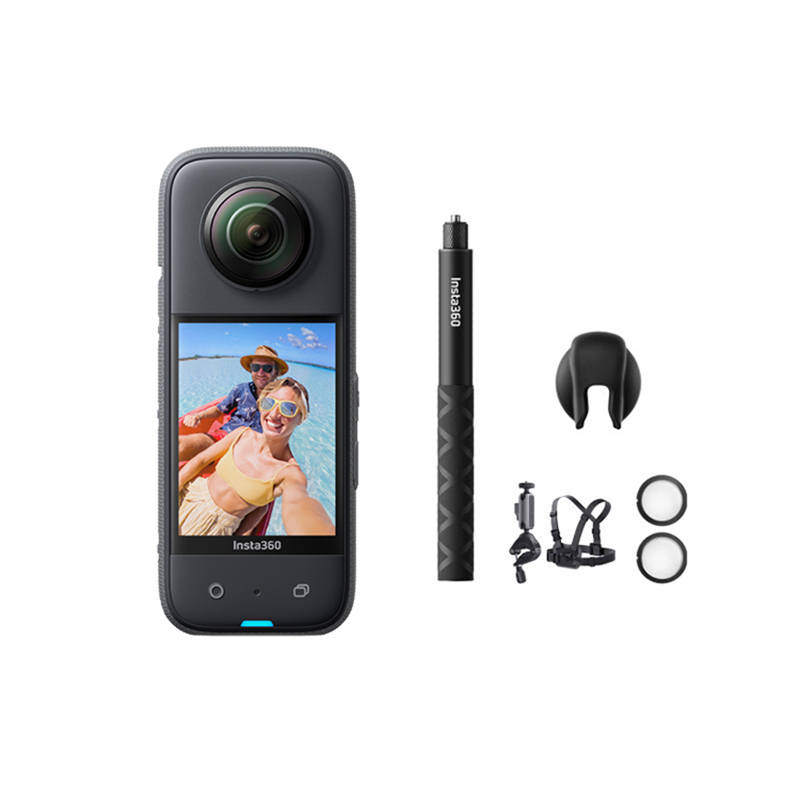 Insta360 X3 5.7K 20 Megapixels Anti Shake 360 Degrees Panorama Camera Motorcycle Cycling Action Cameras