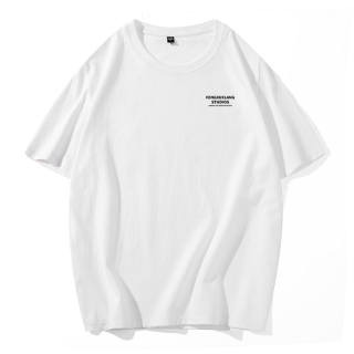 FENGXUELANG Drop Shoulder Sleeve T Shirt Unisex