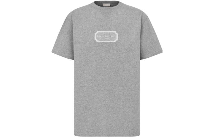 DIOR Christian Couture Relaxed Fit T Shirt T Shirt Men's Gray