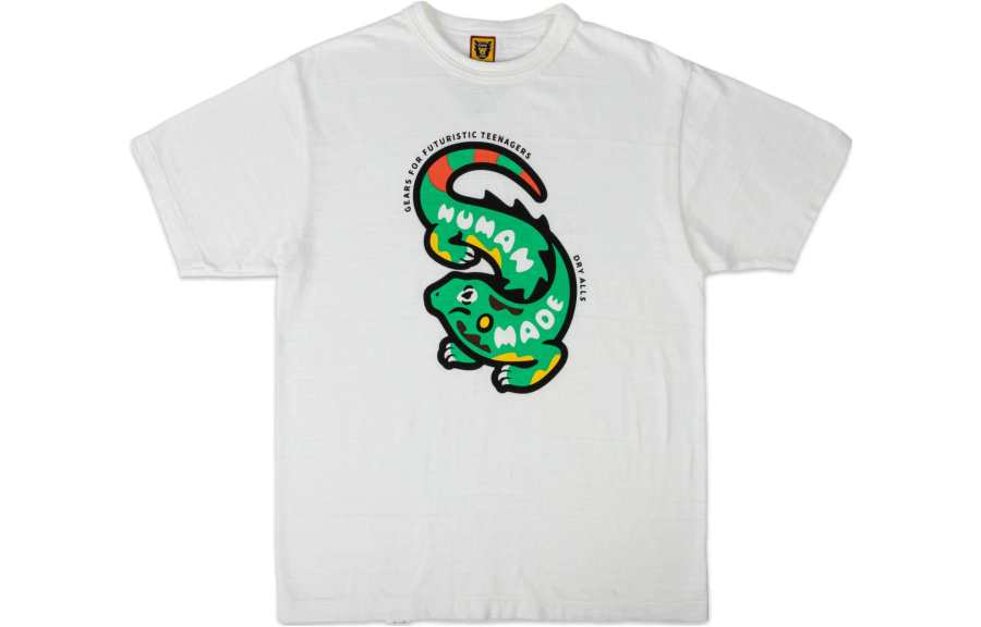 HUMAN MADE HUMAN MADE T Shirts Men's White Crew Neck Moderate