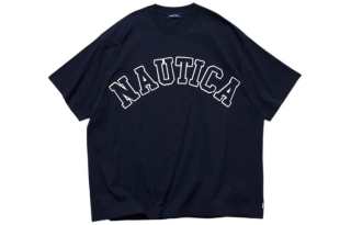 NAUTICA JAPAN T Shirts Men's Crew Neck Moderate Straight Fit