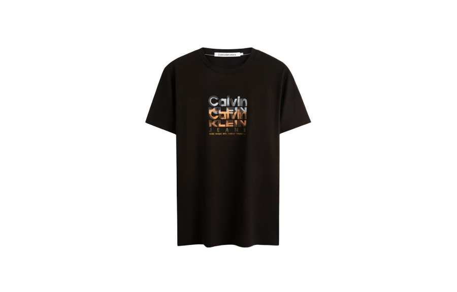 CALVIN KLEIN T Shirt Men's Space Black