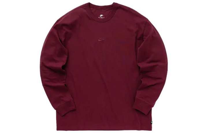 Nike Nike T Shirts Men's Red Crew Neck Moderate Straight Fit