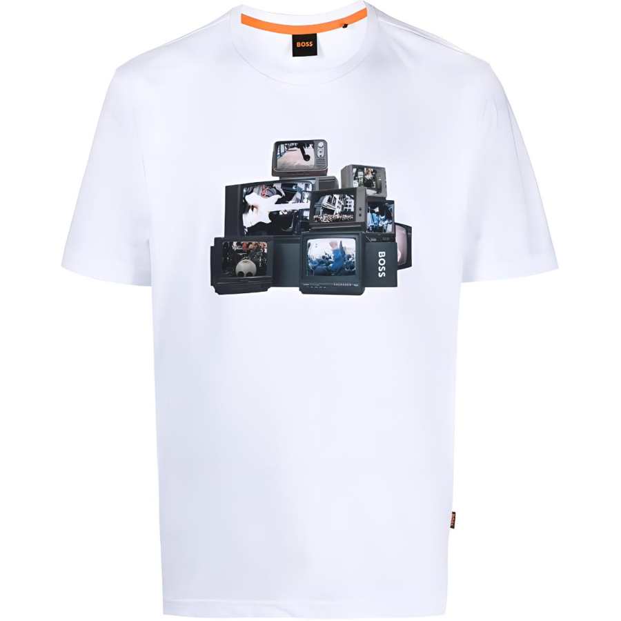 HUGO BOSS Boss HUGO BOSS Graphic Printed Crewneck T Shirt
