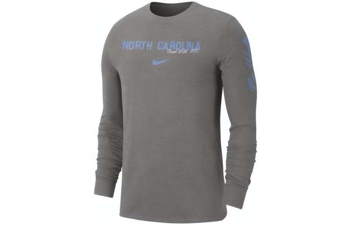 Nike Nike T Shirts Men's Gray Crew Neck Moderate Straight Fit