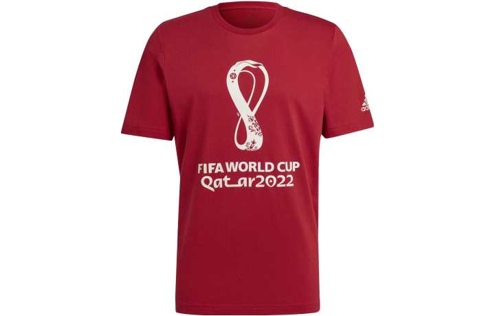 Adidas Adidas Fifa World Cup 2022™ Graphic Tee T Shirt Japan Version Men's Red