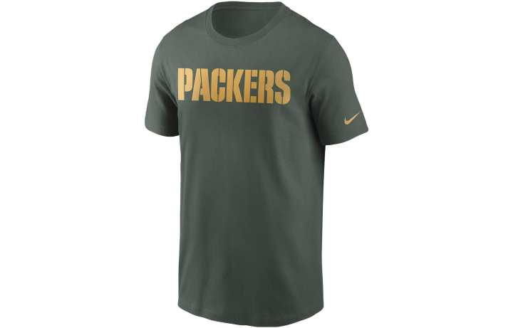 Nike Nike T Shirts Men's Green Crew Neck Moderate Straight Fit