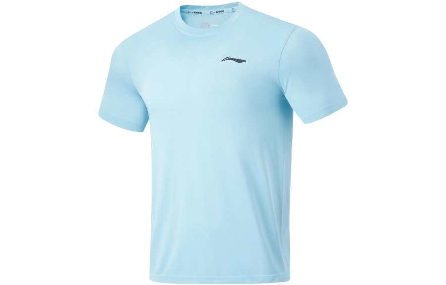 Li-Ning Li Ning T Shirt Men's Forget Me Not Blue