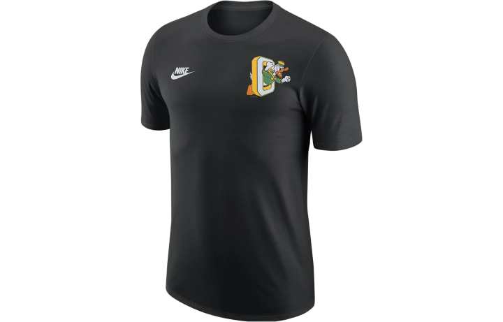 Nike Nike T Shirts Men's Black Crew Neck Moderate Straight Fit