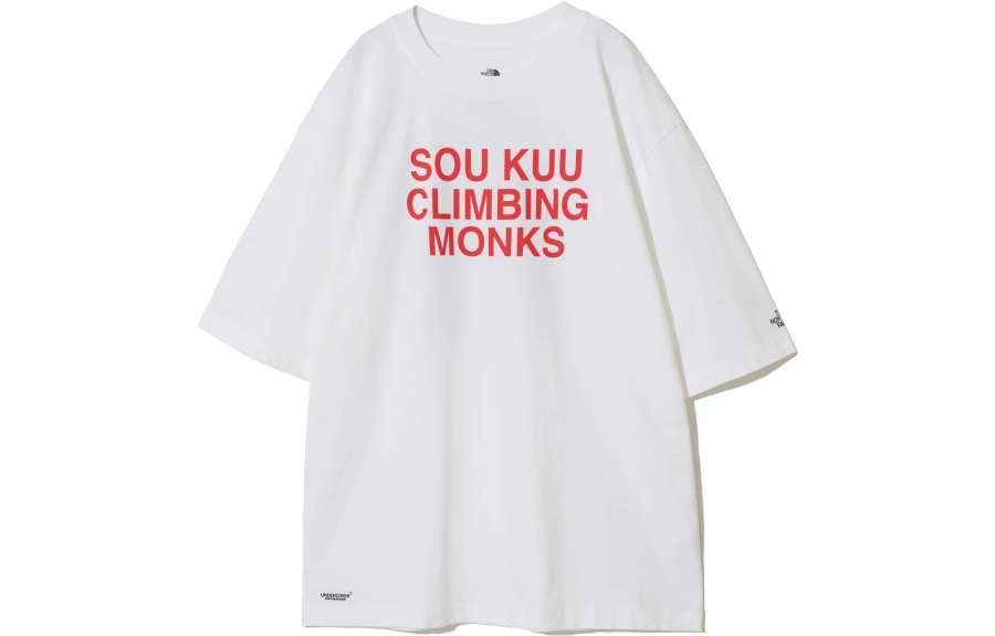 THE NORTH FACE T Shirts Unisex White Crew Neck Moderate Straight Fit