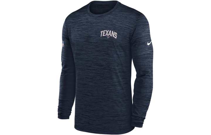 Nike Nike X NFL T Shirts Men's Navy Blue Crew Neck Moderate Straight Fit
