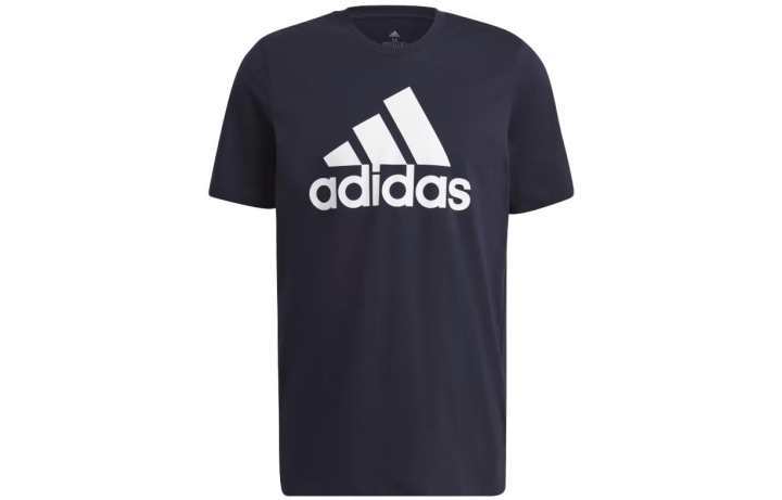 Adidas Adidas Essentials Big Logo Tee T Shirt Japan Version Men's Legend Ink
