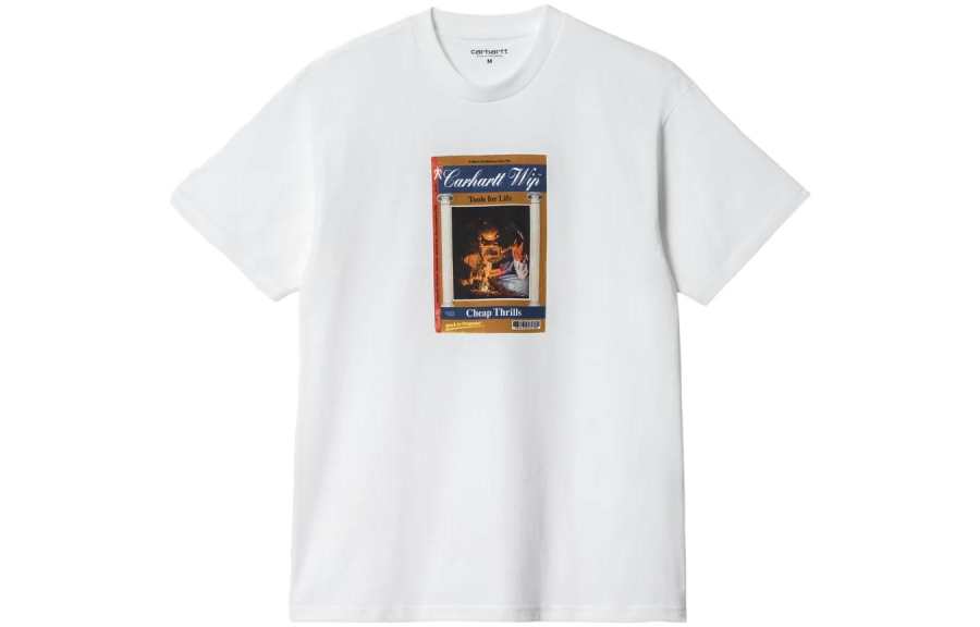 Carhartt WIP FW23 Cheap Thrills T Shirt T Shirt Men's White
