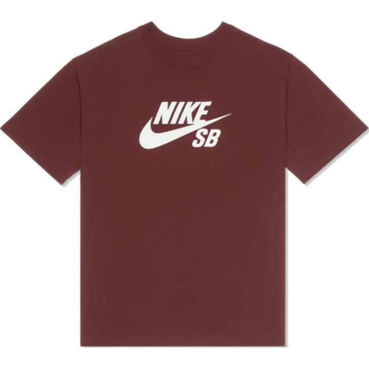 Nike Nike Logo Skate T Shirt T Shirt Men's Dark Red