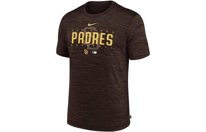 Nike Nike T Shirts Men's Dark Brown Crew Neck Moderate Straight Fit