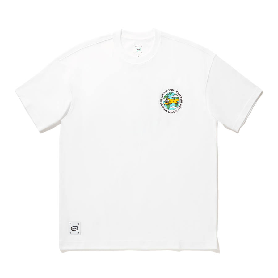 Li-Ning Li Ning x Ice Cream T Shirt Men's Standard White