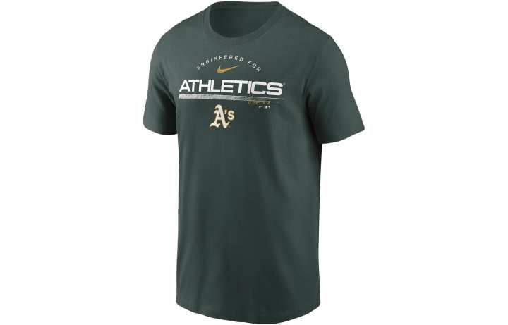 Nike Nike T Shirts Men's Green Crew Neck Moderate Straight Fit