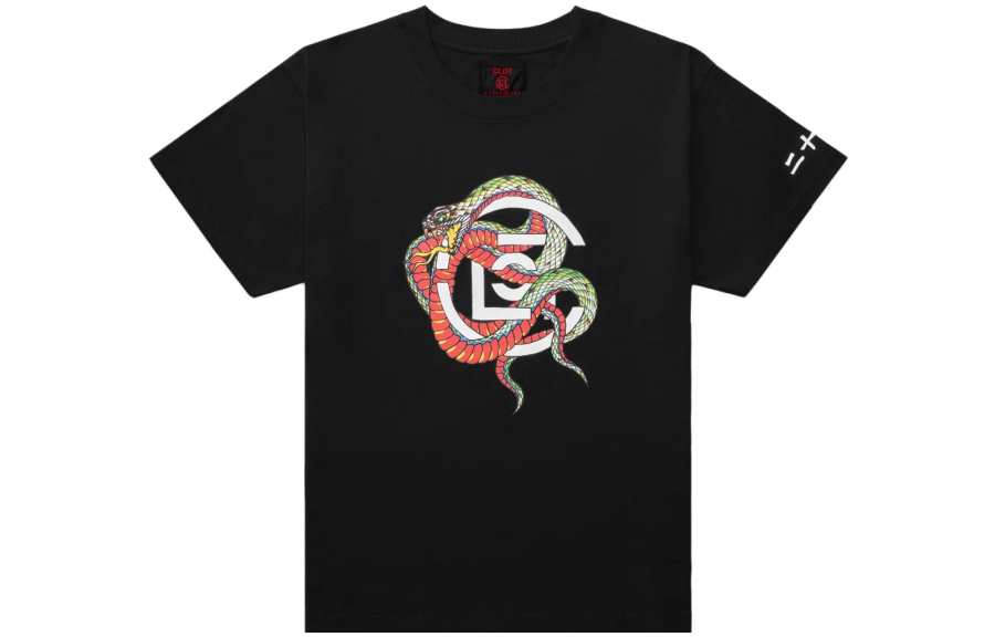 CLOT X Luu Dan FW23 T Shirts Unisex Black Crew Neck Moderate Straight Fit