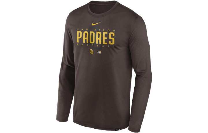 Nike Nike San Diego Padres 2-Hit Legend Men's Nike Dri-FIT Mlb Long-Sleeve T-Shirt
