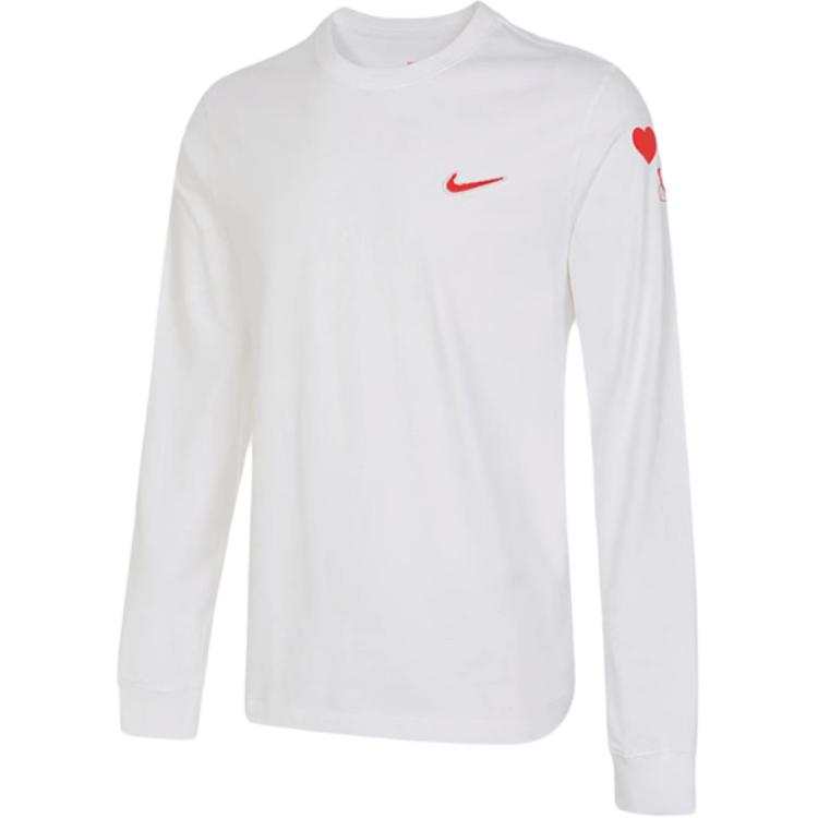 Nike Nike Valentine's Day Collection T Shirts Men's White Crew Neck Moderate