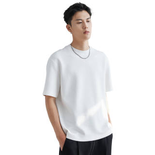 A.B.X Crew Neck Short Sleeved T Shirts Unisex
