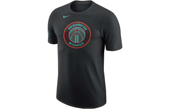 Nike Nike T Shirts Men's Black Crew Neck Moderate Straight Fit