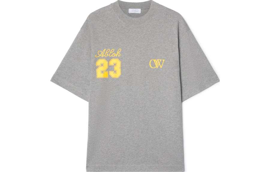 OFF-WHITE OFF WHITE Logo print Cotton T shirt