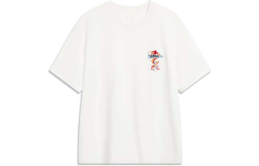 Li-Ning Li Ning Sports Life Collection T Shirt Men's Ecru