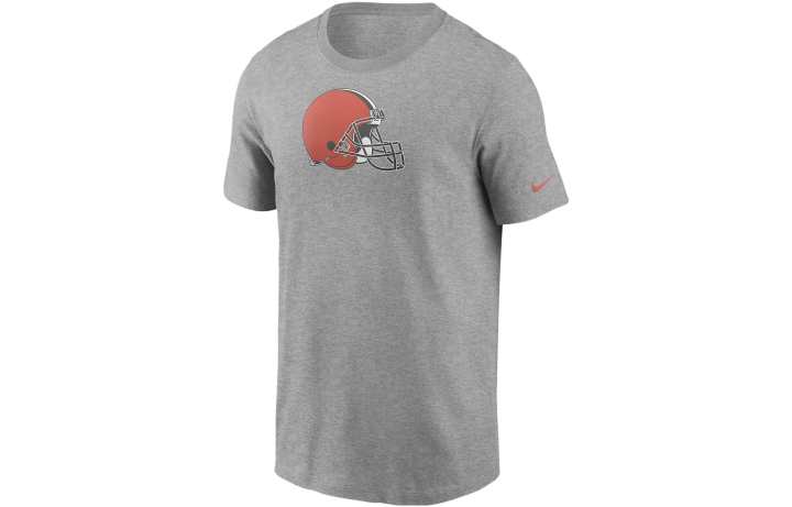 Nike Nike X NFL T Shirts Men's Gray Crew Neck Moderate Straight Fit