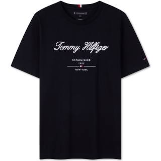 Tommy Hilfiger T Shirts Men's Crew Neck Moderate