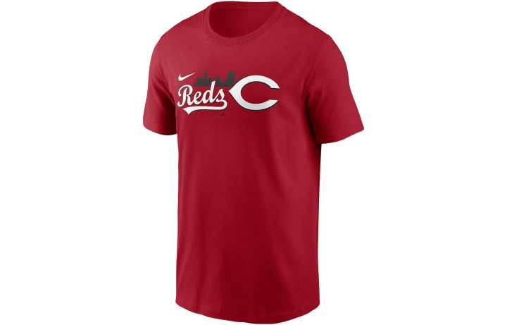 Nike Nike T Shirts Men's Red Crew Neck Moderate Straight Fit