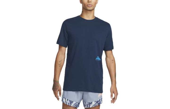 Nike Nike Dri FIT T Shirt Men's Marine Blue