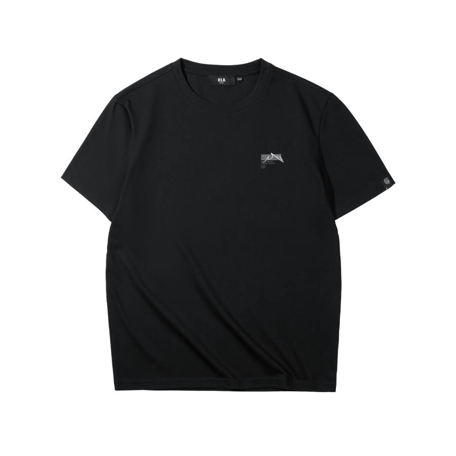 HLA T Shirts Men's Crew Neck Moderate