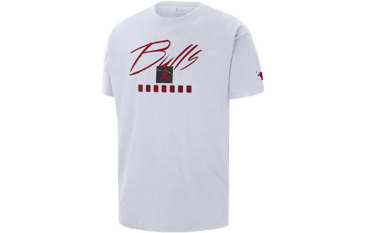 Jordan Jordan NBA Max90 T Shirt Chicago Bulls Men's White