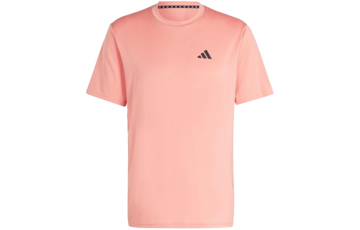 Adidas Adidas T Shirts Men's Pink Crew Neck Moderate