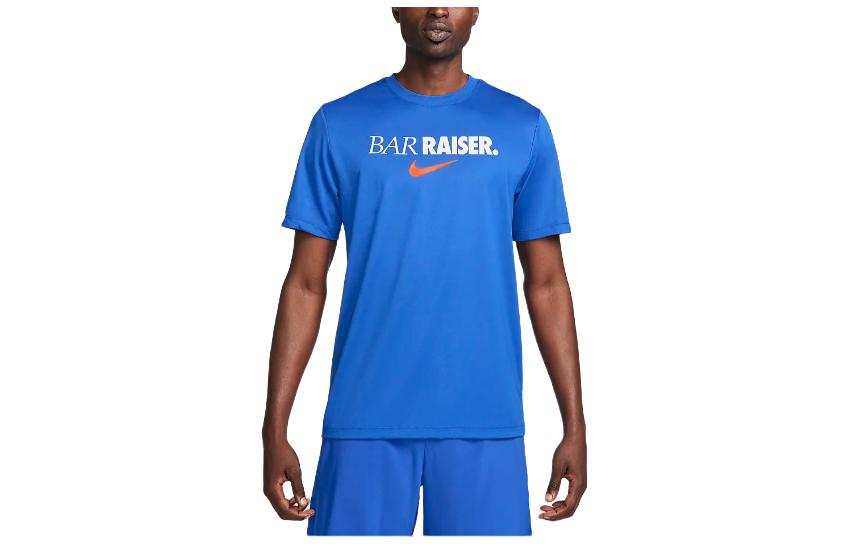 Nike Nike Fitness T Shirt T Shirt Men's Blue
