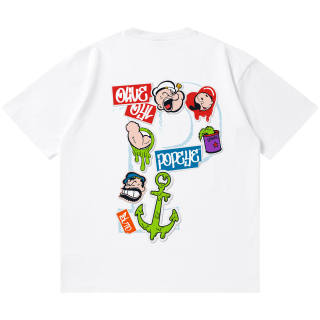 POPEYE T Shirts Unisex Crew Neck Moderate Straight Fit