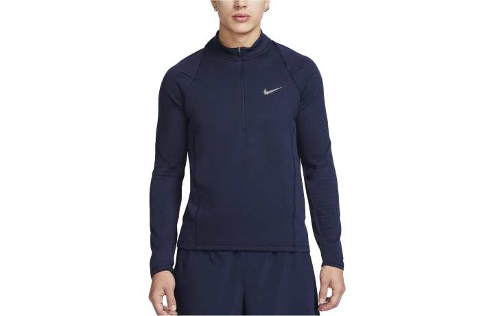Nike Nike T Shirts Men's Blue Stand Collar Moderate Straight Fit